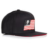 Sullen Hats - BADGE & BARS SnapBack - Noir/Rouge