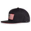 Sullen Hats - BADGE & BARS SnapBack - Noir/Rouge