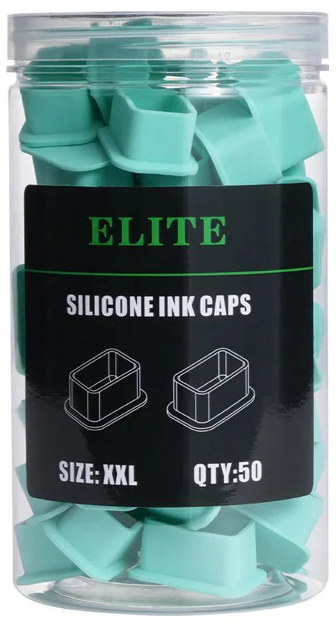 ELITE - Silicone ink caps - godets a encre 60 pcs
